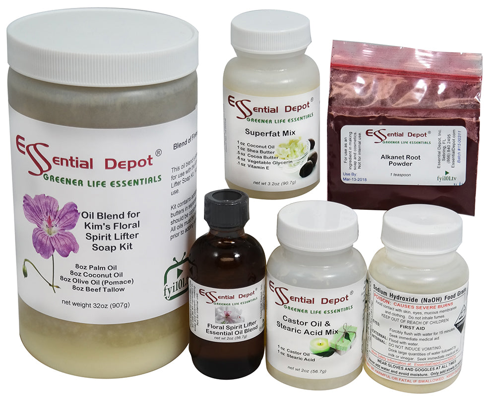 Refill Pack - Kim's Floral Spirit Lifter - Soap Making Kit