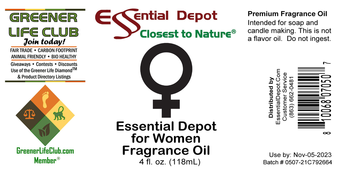 Essential Depot for Women Fragrance Oil - 4oz
