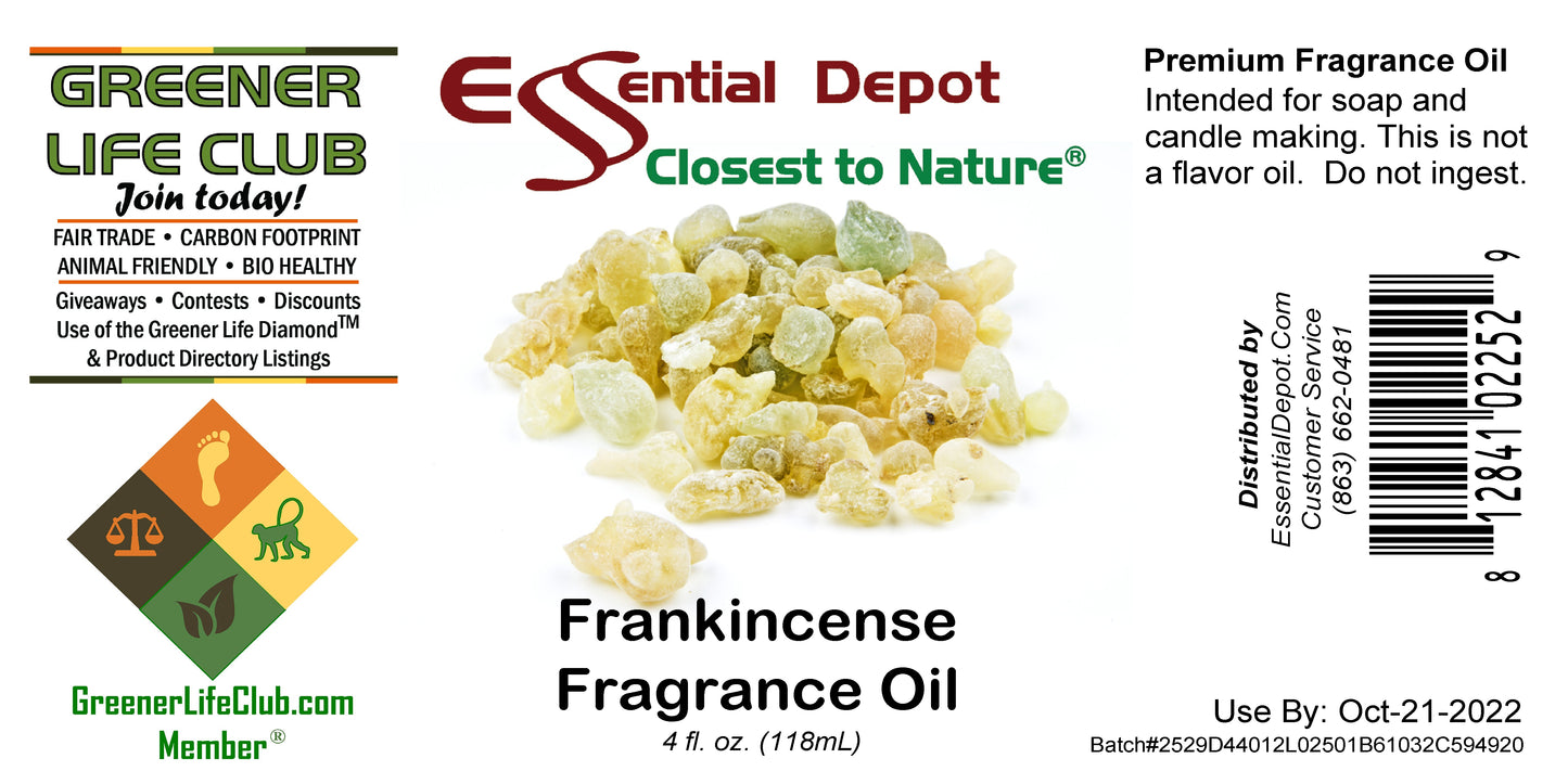 Frankincense Fragrance Oil - 4 oz.