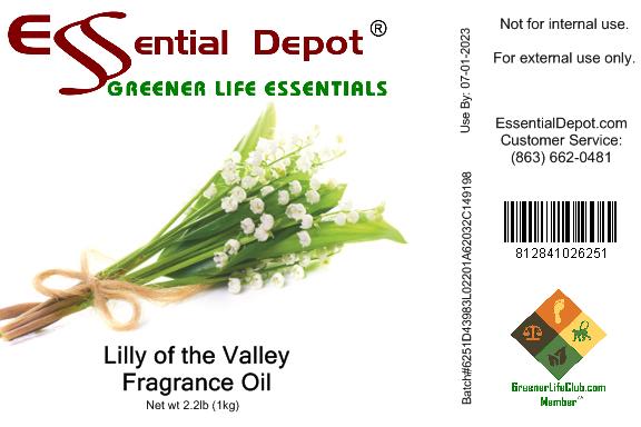 Lily of the Valley Fragrance Oil - 1 kg. - Approx 2.2 lbs.