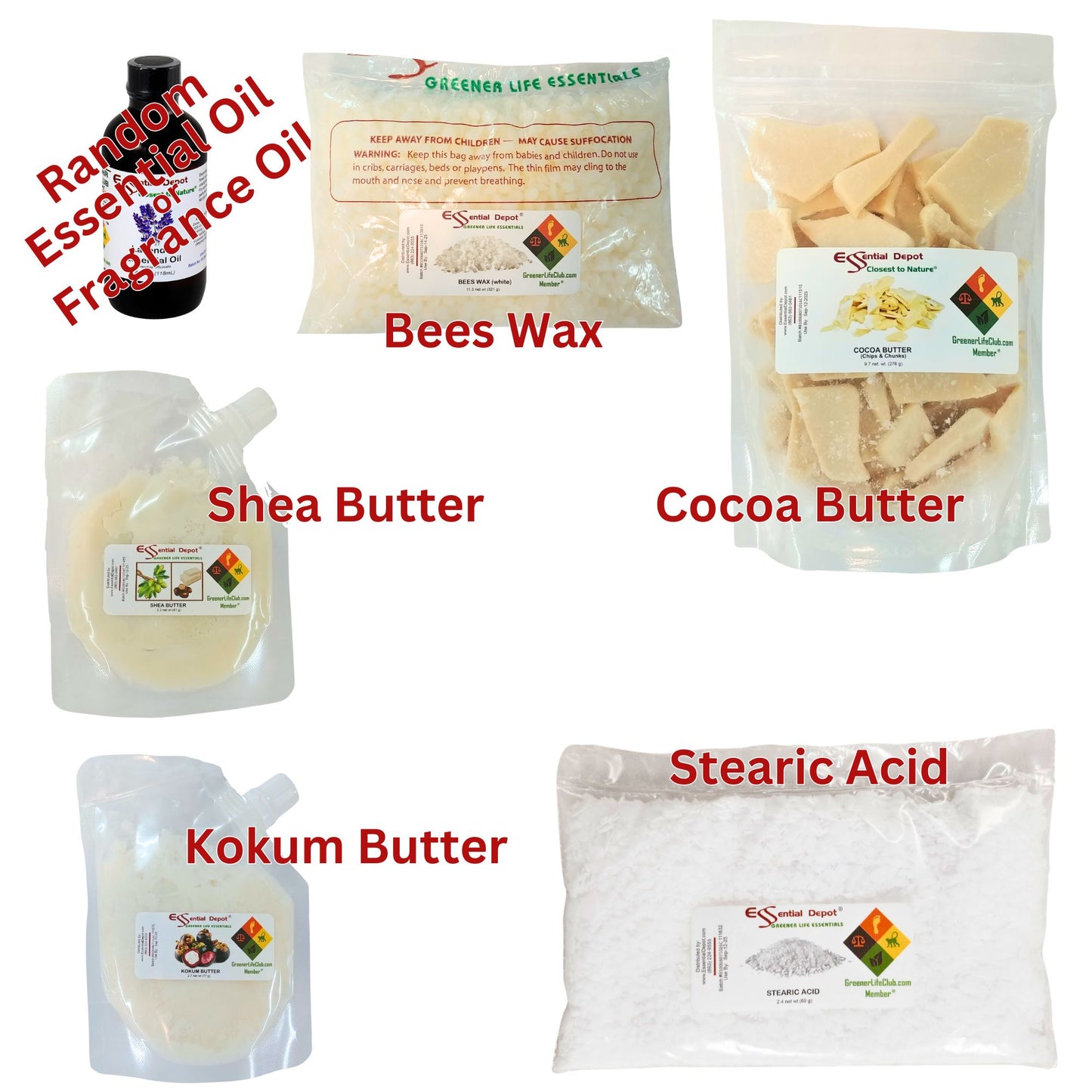 Lotion Bar Making Kit (DECONSTRUCTED) - Basic - Calendula