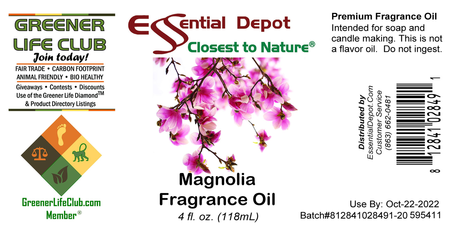 Magnolia Fragrance Oil - 4 oz.