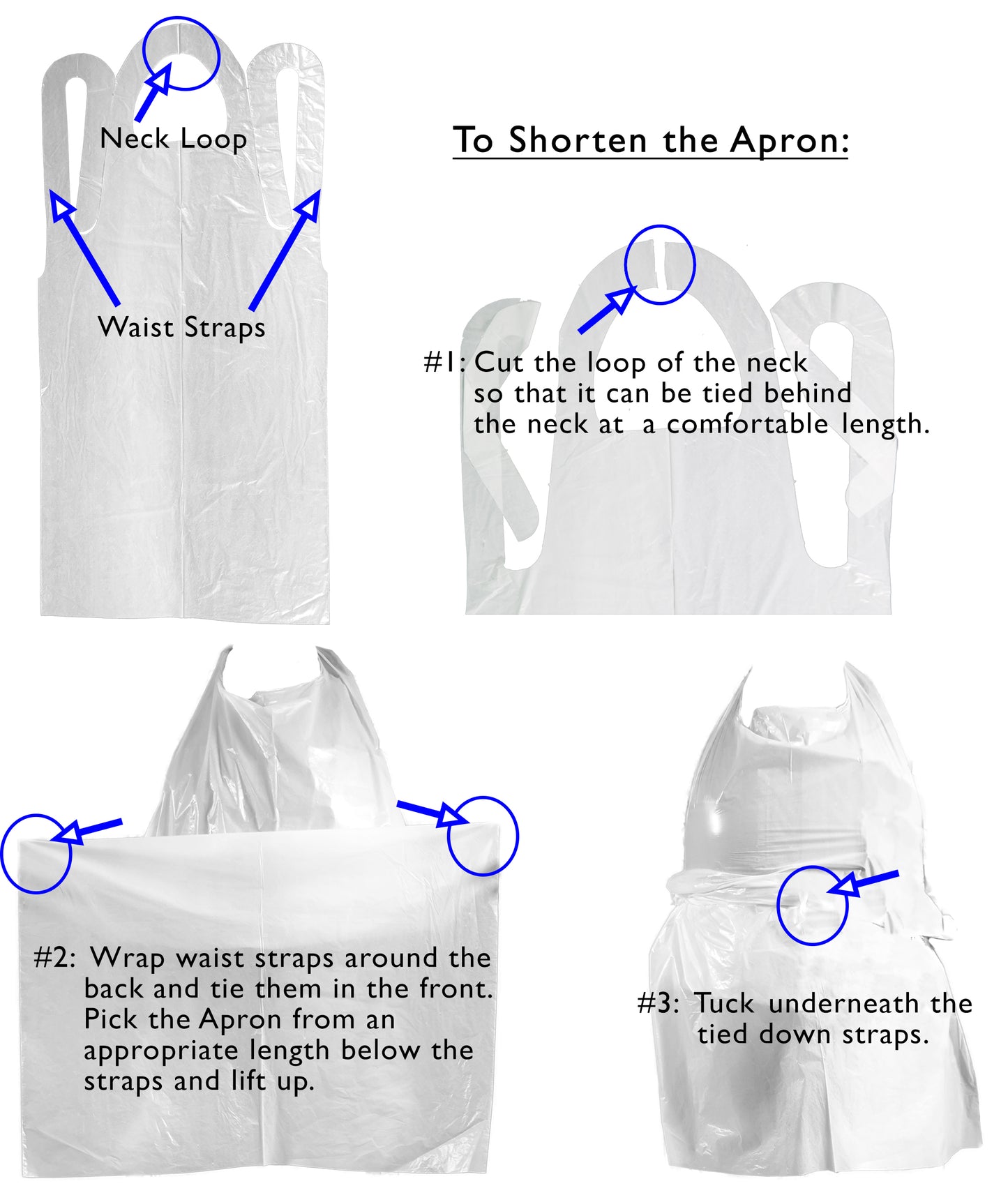 Apron - Plastic Disposable and/or Reusable