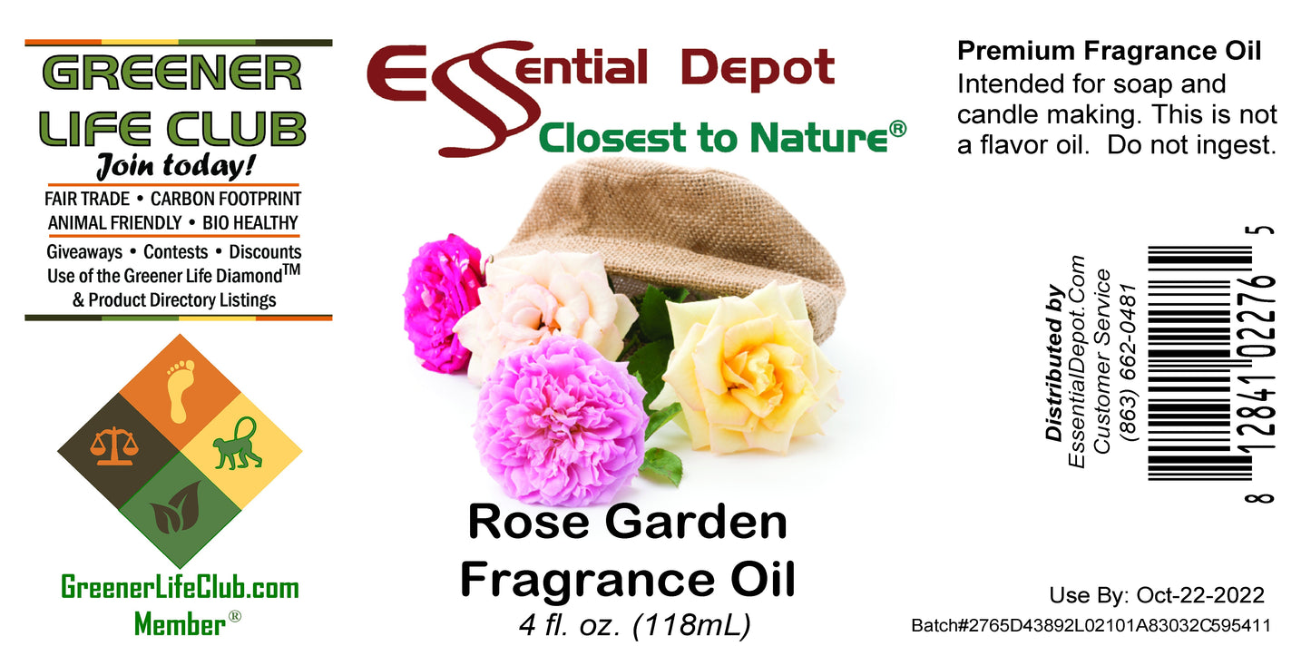 Rose Garden Fragrance Oil - 4 oz.