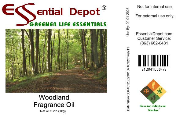 Woodland Fragrance Oil - 1 kg. - Approx 2.2 lbs.