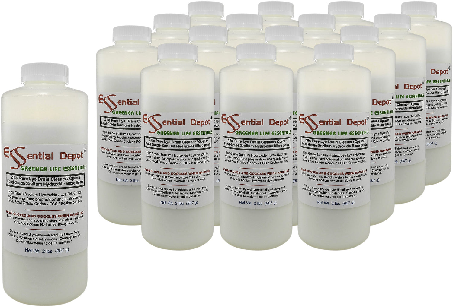 Sodium Hydroxide - Food Grade - NaOH (Lye)