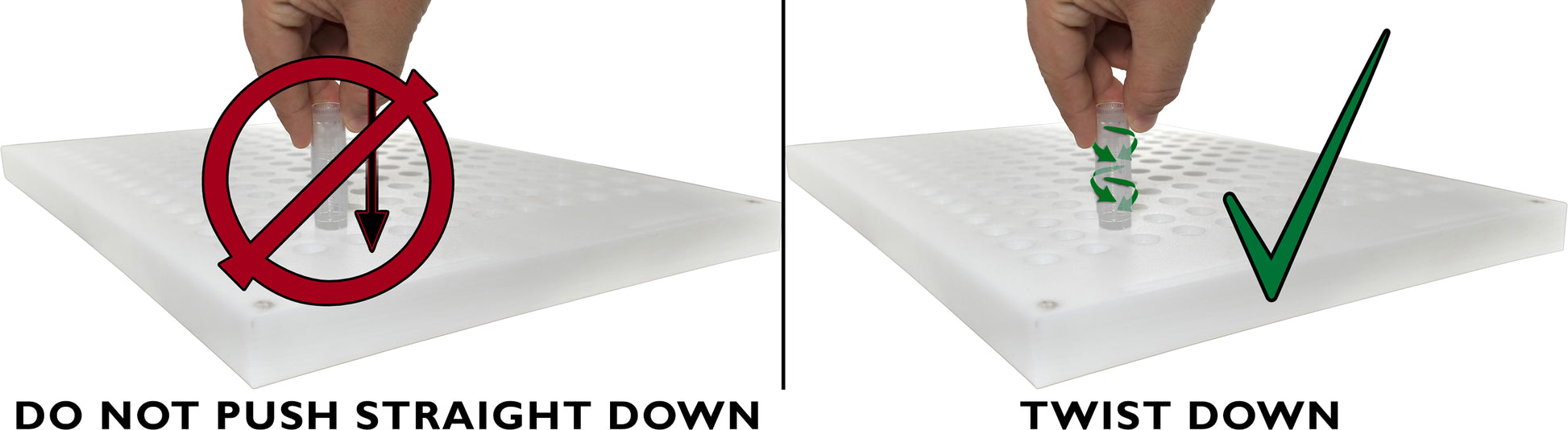 165 Balm Tube Tray (HDPE) - 165 Balm Tubes & Caps (HDPE) - 165 Seal Sleeves (PP) - Scraper (PP)