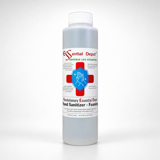 16oz HAND SANITIZER FOAMING Refill (no pump) - FOAMING - 70% Alcohol - W.H.O. Recommended Ingredients