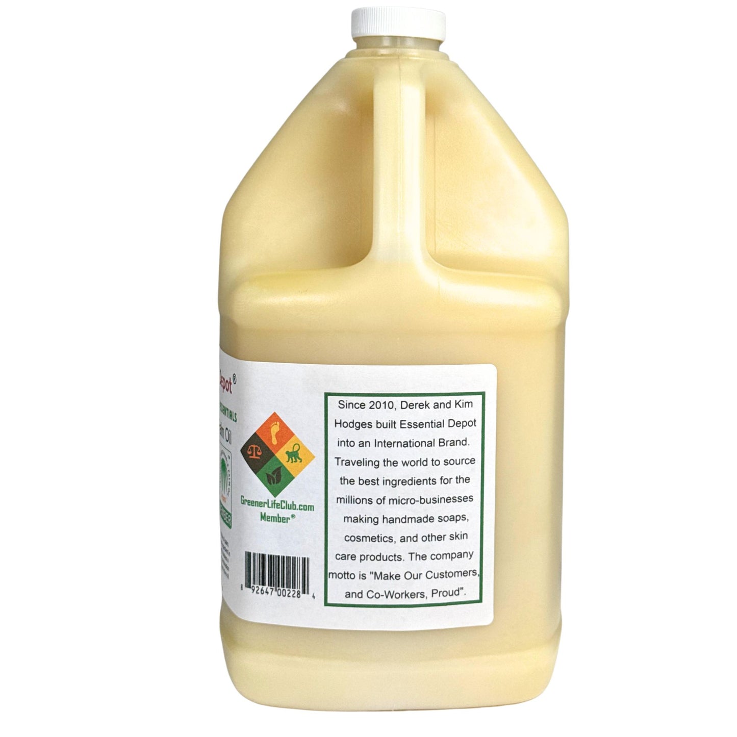 Palm Oil - RSPO Sustainable - 1-gallon - USP Food Grade- Not Hydrogenated - 0g Trans Fat Alternative