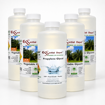 4 Quarts Vegetable Glycerin + 1 Quart Propylene Glycol