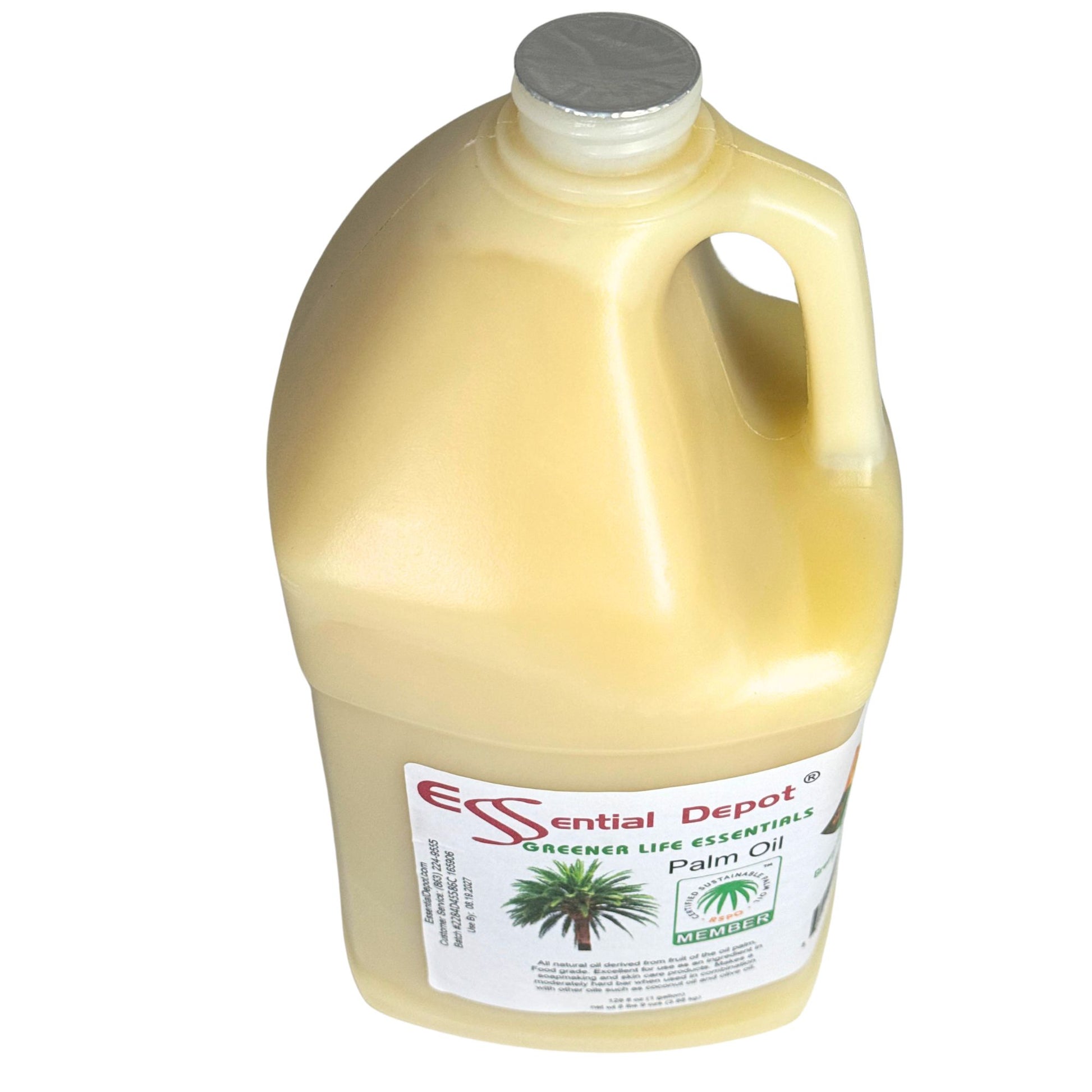 Palm Oil - RSPO Sustainable - 1-gallon - USP Food Grade- Not Hydrogenated - 0g Trans Fat Alternative