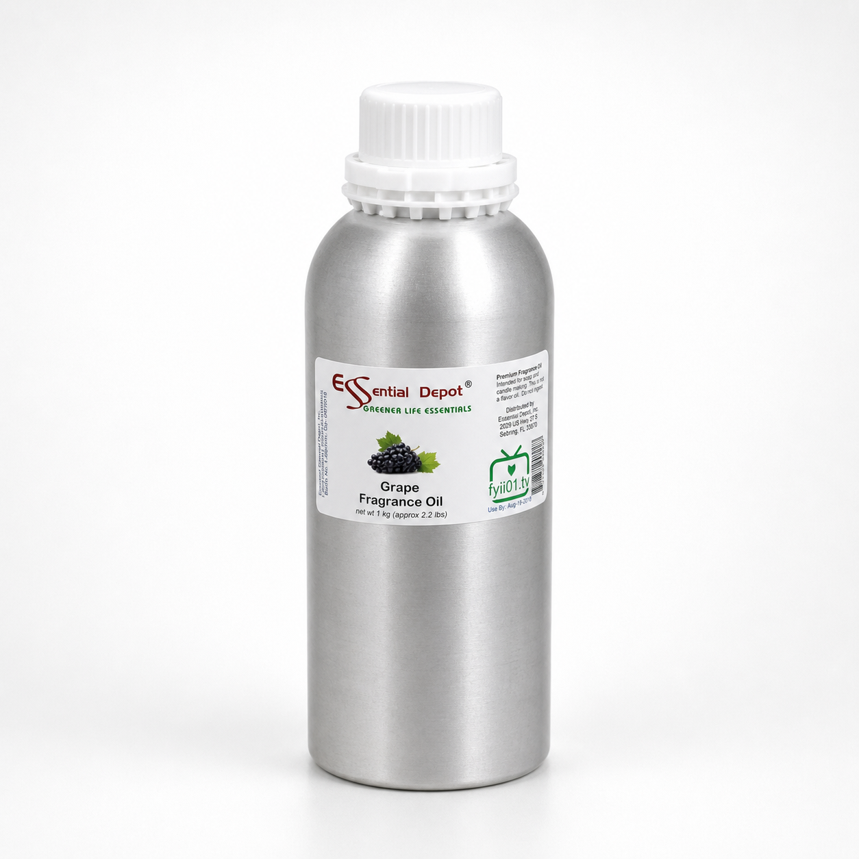 Grape Fragrance Oil - 1 kg. - Approx 2.2 lbs.