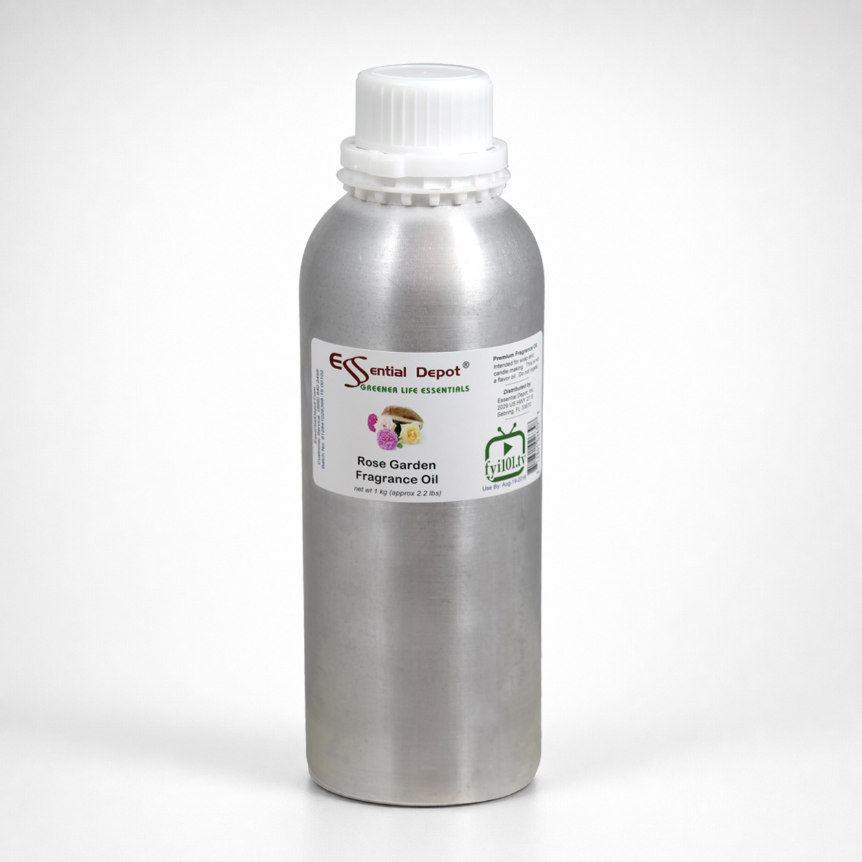 Rose Garden Fragrance Oil - 1 kg. - Approx 2.2 lbs.