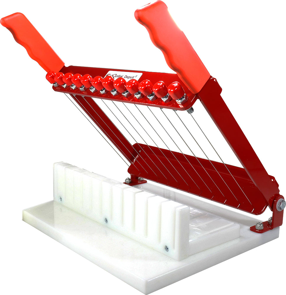 Soap Cutter + 2 R.E.D. Silicone Soap Molds (Natural)