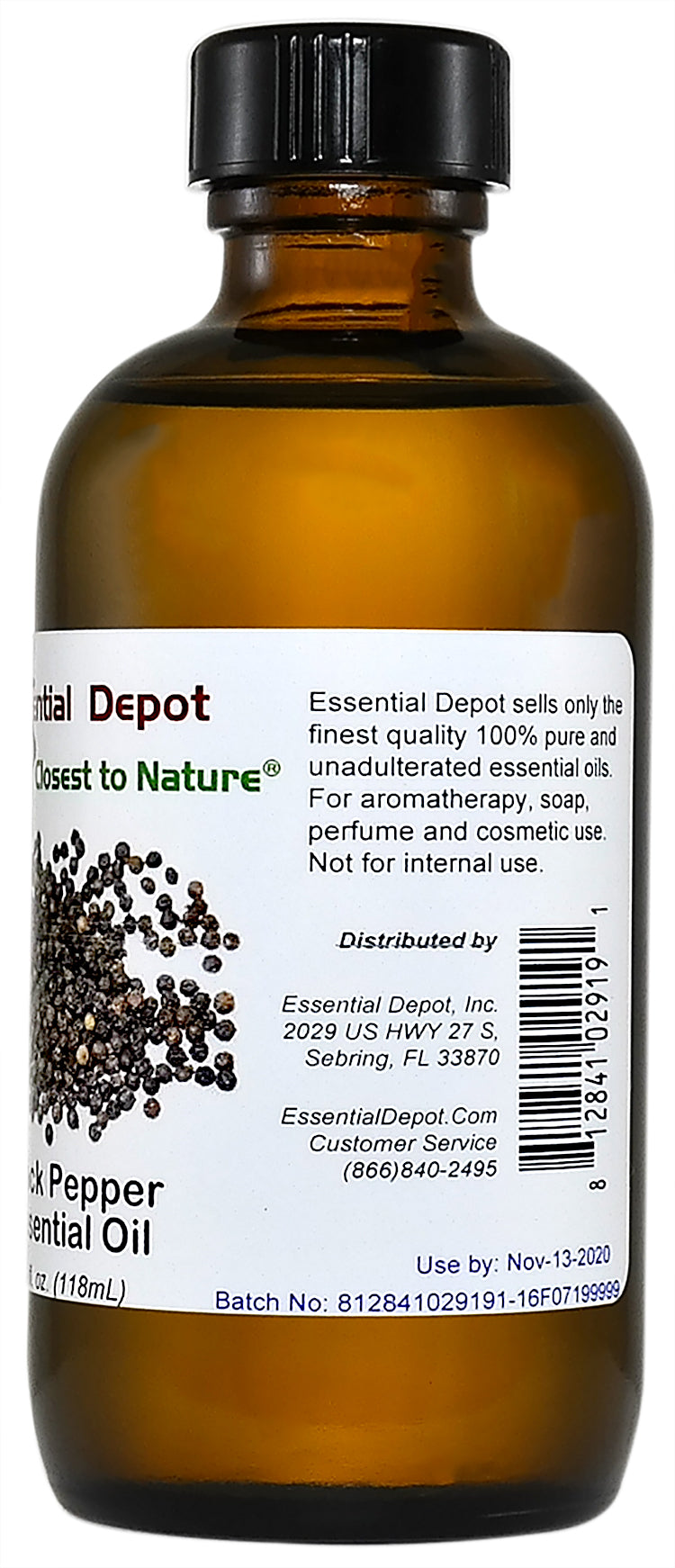 Black Pepper Essential Oil - 4 oz.