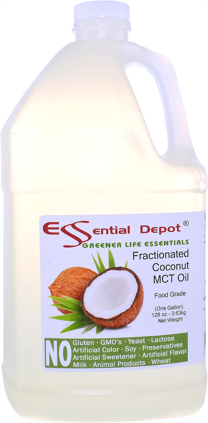 Coconut Oil - MCT Oil - Fractionated - Liquid - C6, C8, C10 - 2 x 1 Gallon - Food Grade - Non GMO