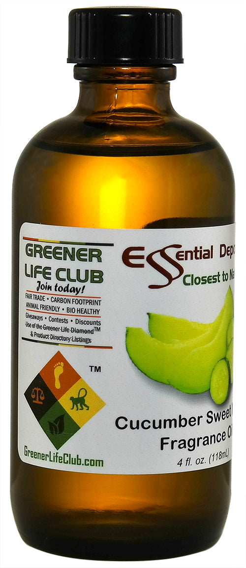 Cucumber Sweet Melon Fragrance Oil - 4 oz.