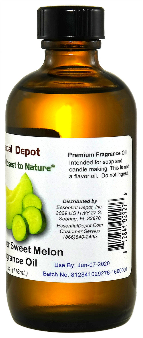 Cucumber Sweet Melon Fragrance Oil - 4 oz.