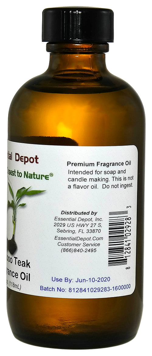 Bamboo Teak Fragrance Oil - 4 oz.