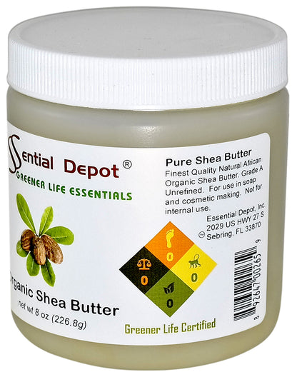 Shea Butter - 8 oz - Grade A - No Additives - Unrefined