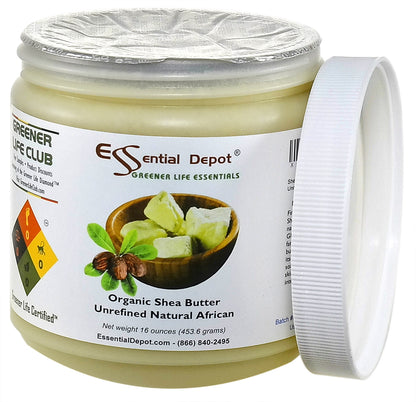 Shea Butter - 16 oz - Grade A - No Additives - Unrefined