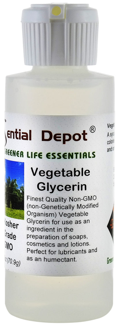 Glycerin Vegetable - 2.5 oz - Non GMO - Sustainable Palm Based - USP - KOSHER - Pharmaceutical Grade