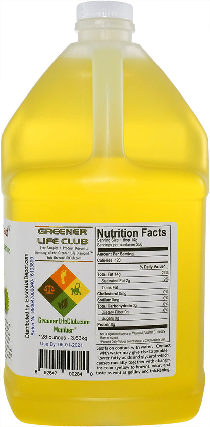 Castor Oil - 1 Gallon (7lb 15oz) - Food Grade - No Additives