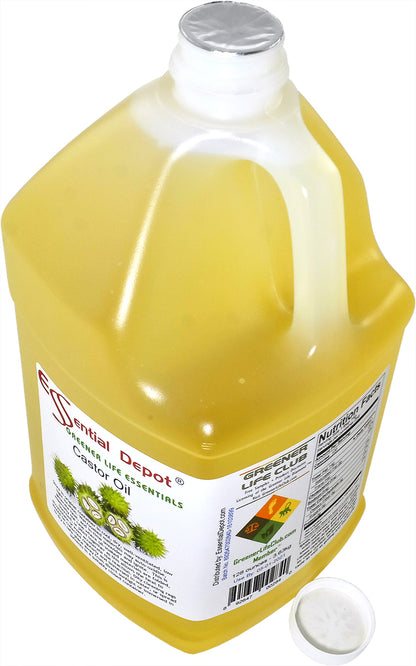 Castor Oil - 1 Gallon (7lb 15oz) - Food Grade - No Additives