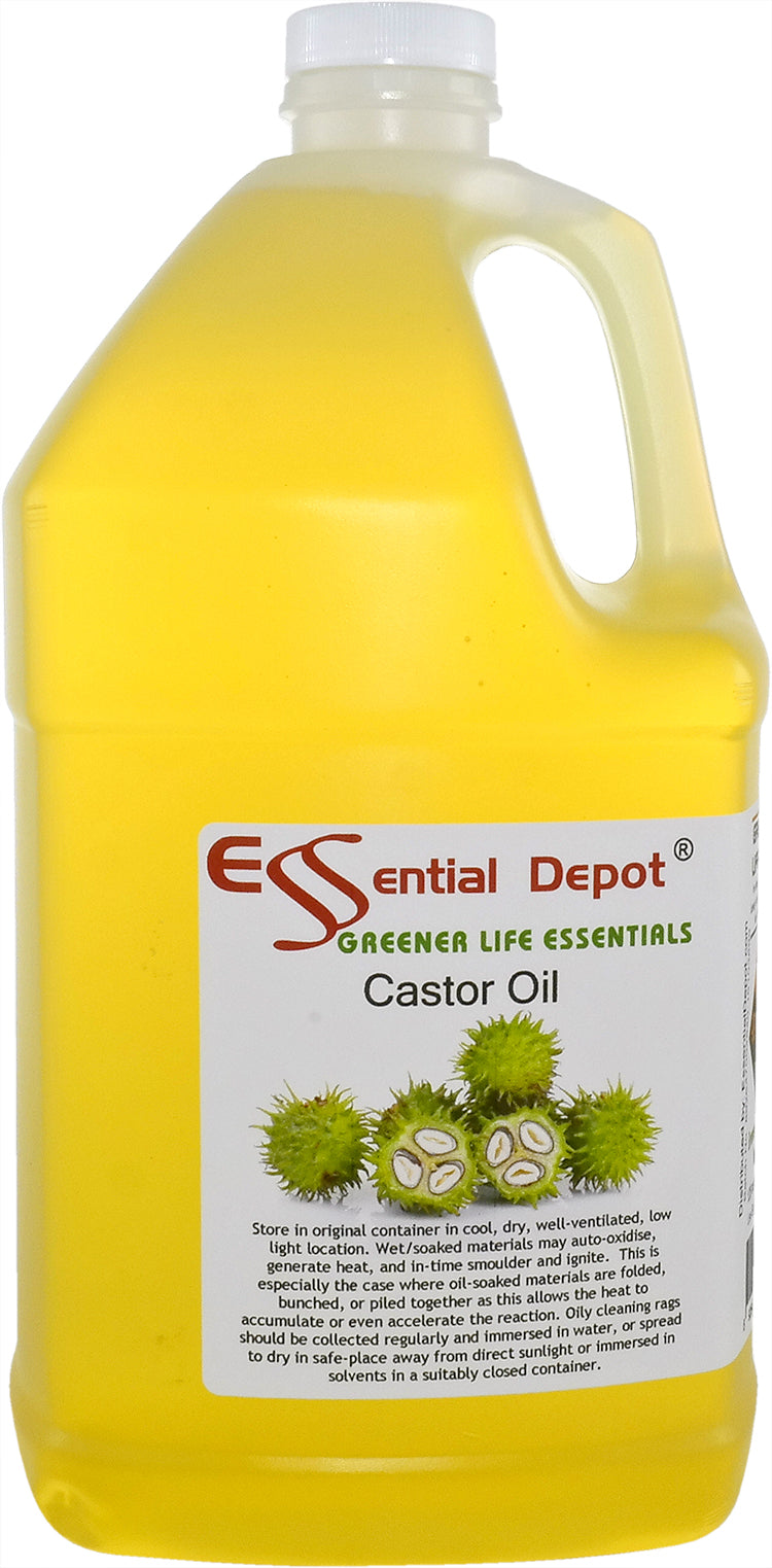 Castor Oil - 2 Gallons - 2 x 1 Gallon Containers - Food Grade - No Additives