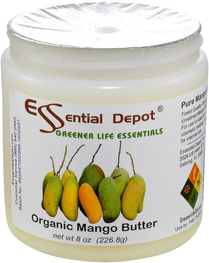 Mango Butter - 8 oz - No Additives - Odorless