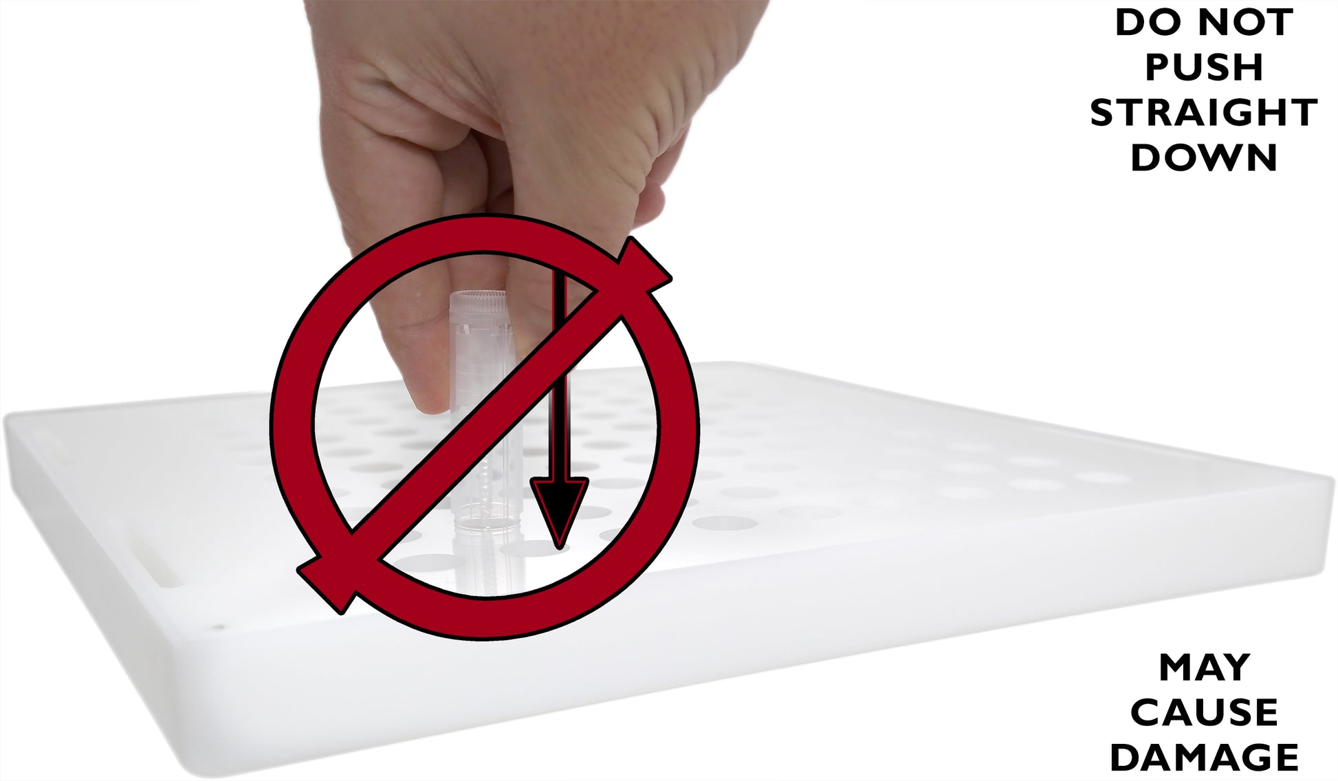 90 Balm Tube Tray (HDPE) - 100 Balm Tubes & Caps (HDPE) - 100 Seal Sleeves (PP) - Scraper (PP)