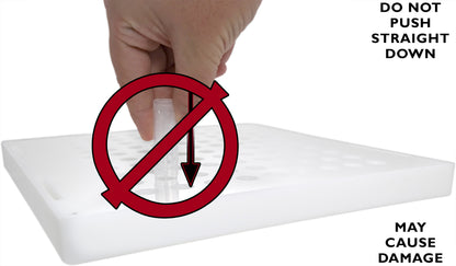 90 Balm Tube Tray (HDPE) - 100 Balm Tubes & Caps (HDPE) - 100 Seal Sleeves (PP) - Scraper (PP)