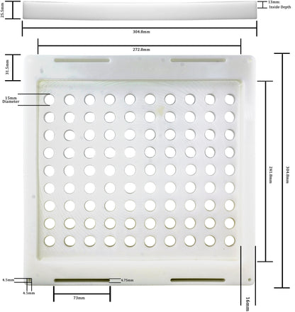 90 Balm Tube Tray (HDPE) - 100 Balm Tubes & Caps (HDPE) - 100 Seal Sleeves (PP) - Scraper (PP)