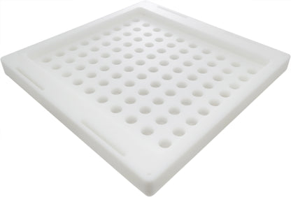 90 Balm Tube Tray (HDPE) - 100 Balm Tubes & Caps (HDPE) - 100 Seal Sleeves (PP) - Scraper (PP)