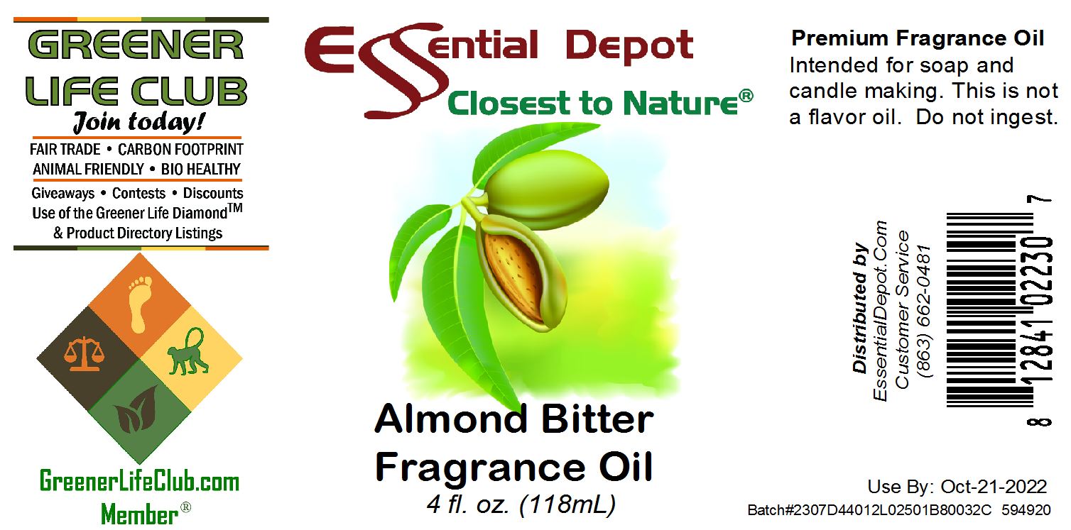Almond Bitter Fragrance Oil - 4 oz.