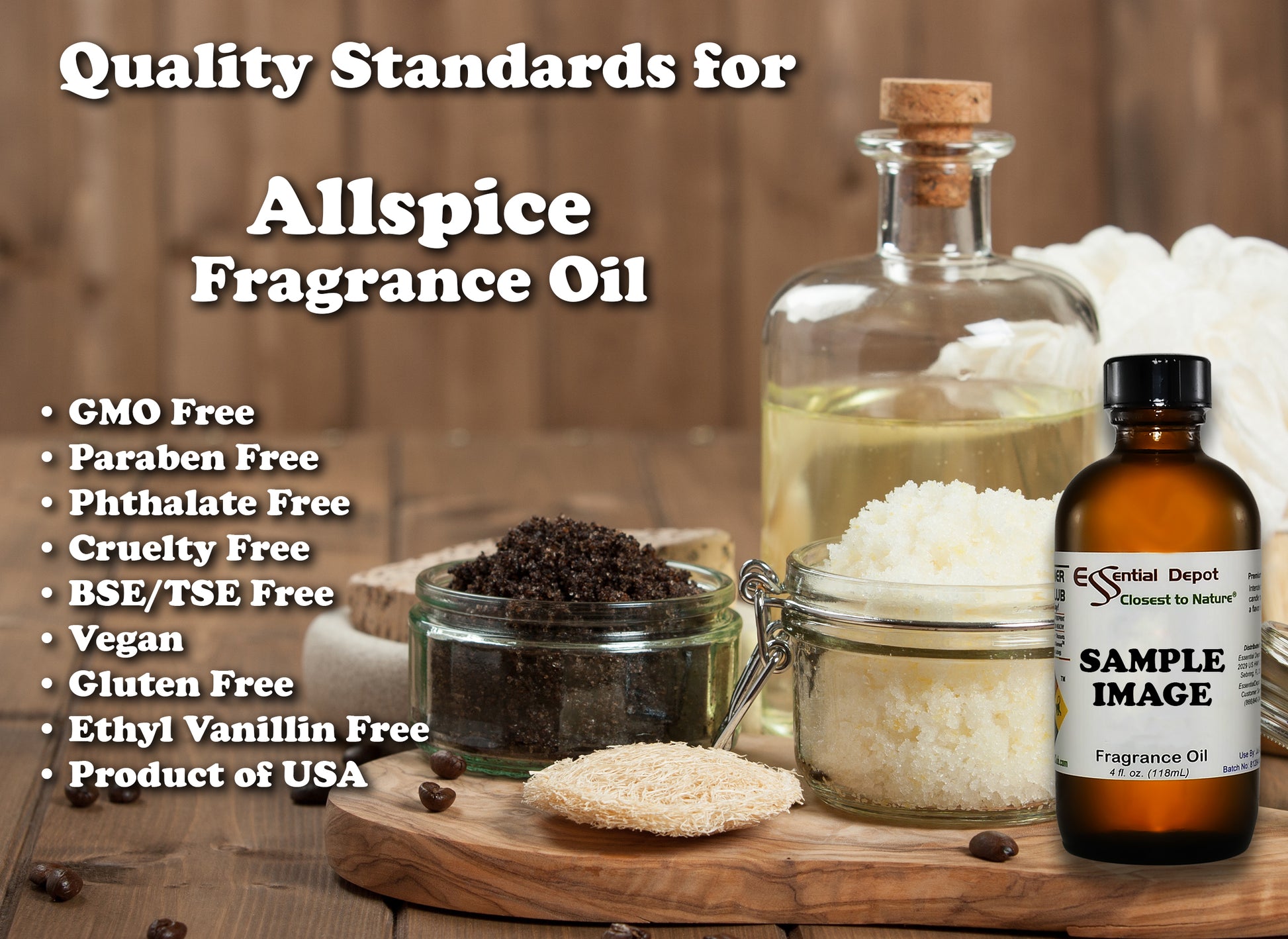 All Spice Fragrance Oil - 4 oz.