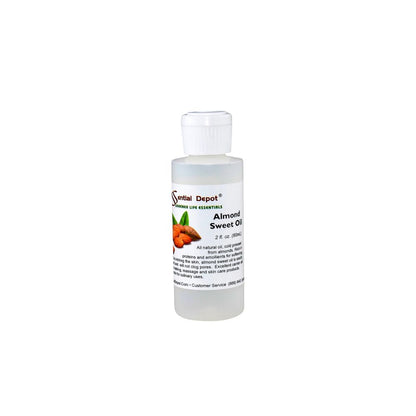 Almond Sweet Oil - 1 Quart + refillable empty 2 oz - Food Safe - NON GMO - No Additives
