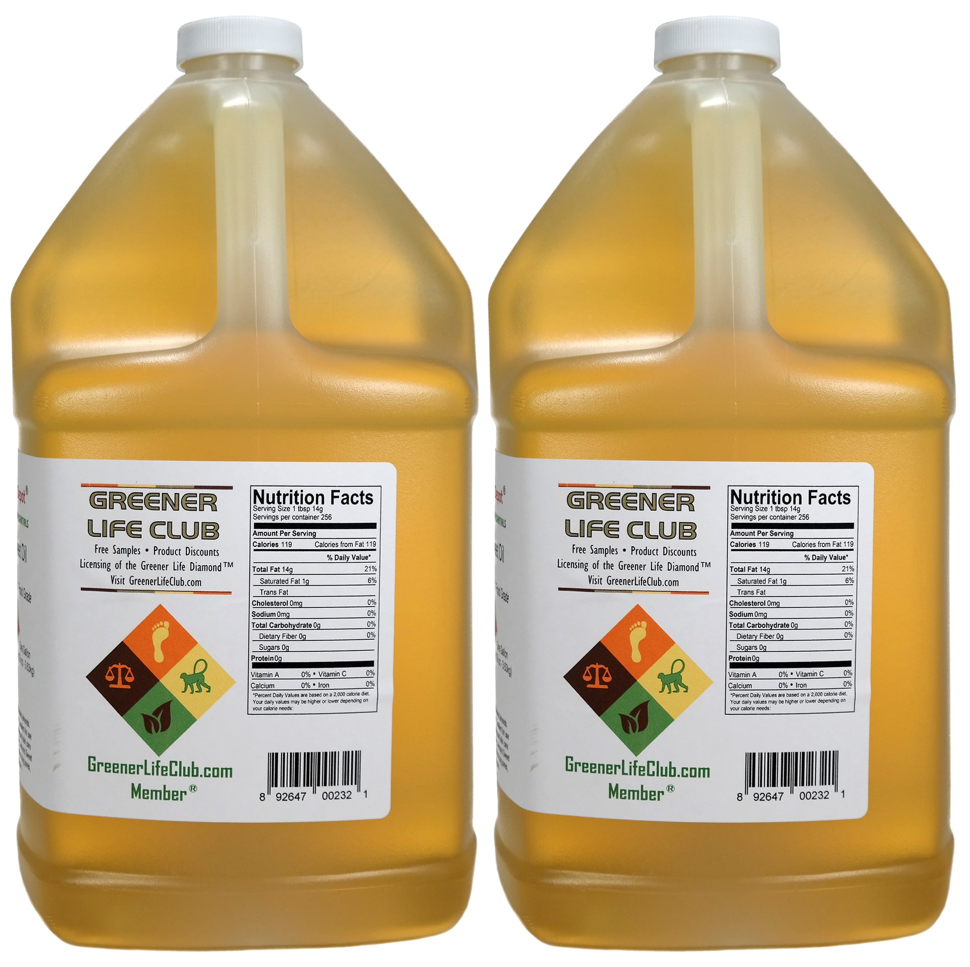 Almond Sweet Oil - 2 Gallons (2 x 1-gallon) - Food Grade - Non GMO - No Additives