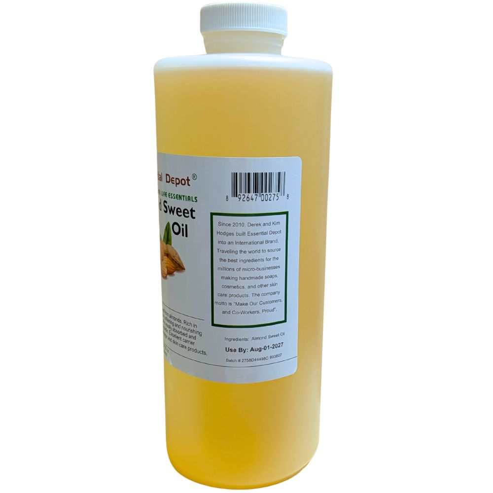 Almond Sweet Oil - 5 Quarts (5 x 32 oz) - Food Grade - Non GMO - No Additives