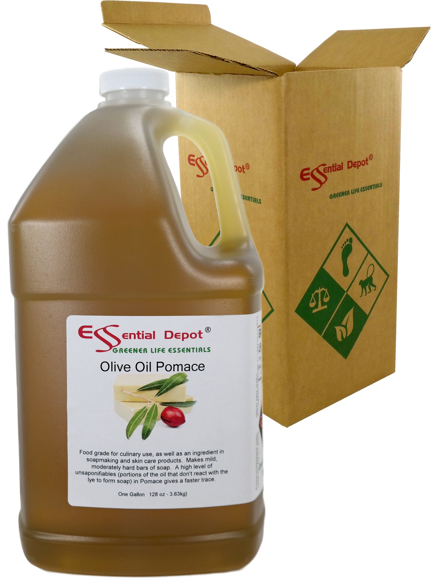 Olive Oil - Pomace Grade - 1 Gallon - Food Grade - No Additives