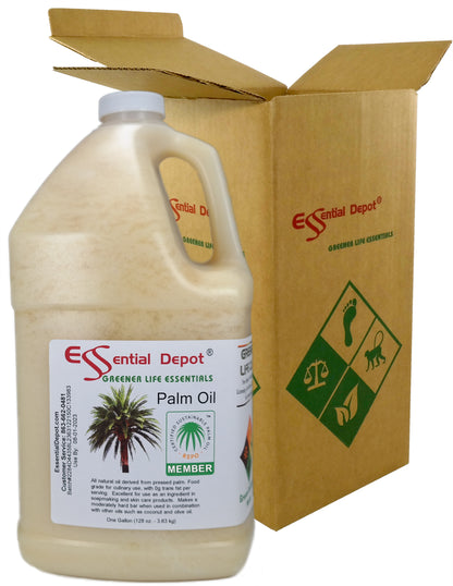 Palm Oil - RSPO Sustainable - 1-gallon - USP Food Grade- Not Hydrogenated - 0g Trans Fat Alternative