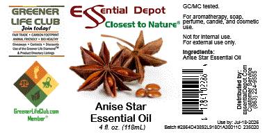 Anise Star Essential Oil - 4 oz.