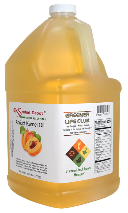 Apricot Oil - 2 Gallons - 2 x 1 Gallon Containers - Food Grade - No Additives