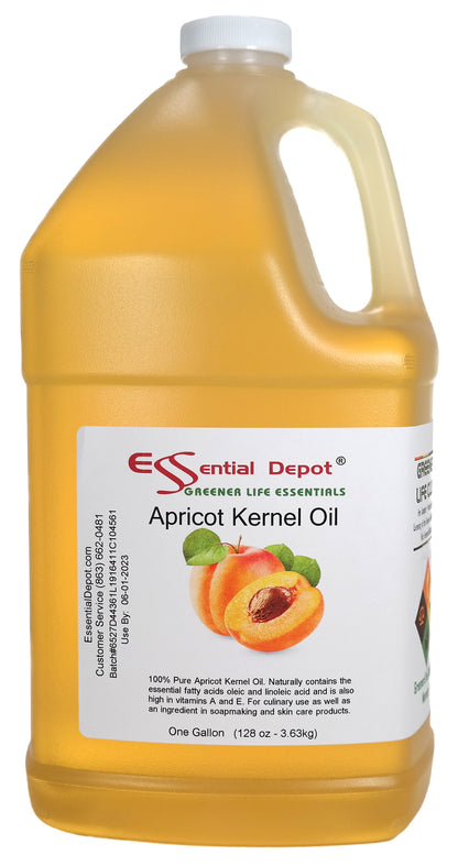 Apricot Oil - 2 Gallons - 2 x 1 Gallon Containers - Food Grade - No Additives