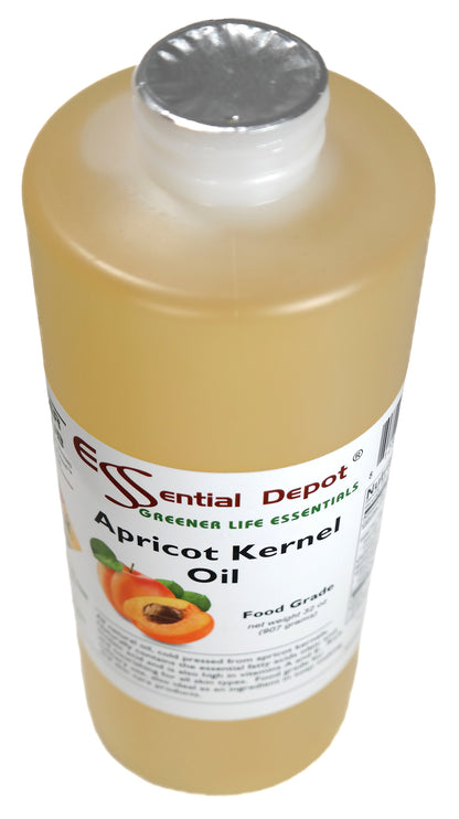 Apricot Kernel Oil - 1 Quart - Food Grade - No Additives