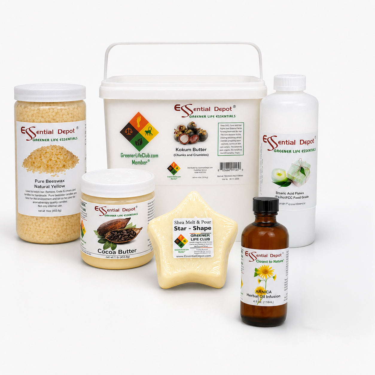 REFILL Pack - Lotion Bar Making Kit (DECONSTRUCTED) - Basic - Arnica
