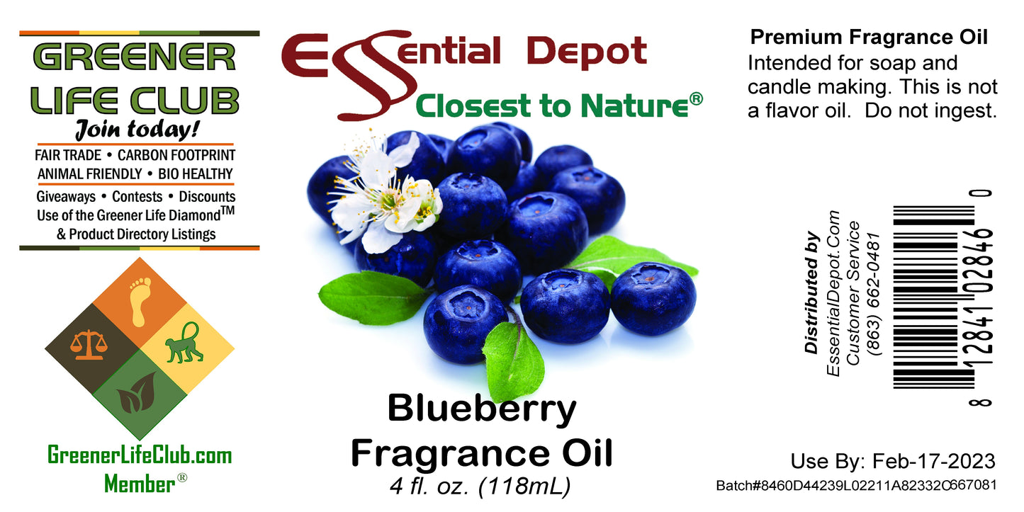 Blueberry Fragrance Oil - 4 oz.
