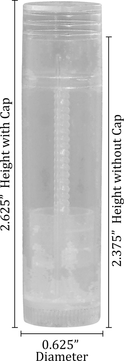 165 Balm Tube Tray (HDPE) - 165 Balm Tubes & Caps (HDPE) - 165 Seal Sleeves (PP) - Scraper (PP)
