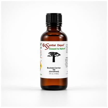 Baobab Unrefined Carrier Oil - 4oz