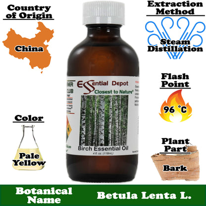 Birch Essential Oil - 4 oz.